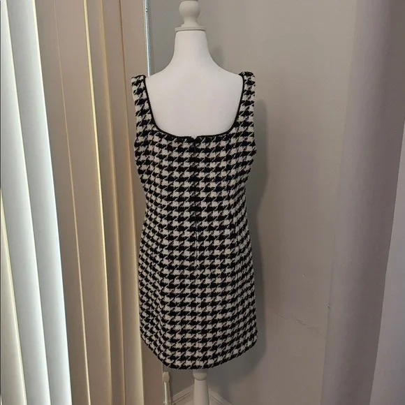 NWT Antonio Melani Wool Blend Houndstooth Dress - Picture 5 of 8